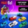 Megarobot robot, assembled from 6 cars