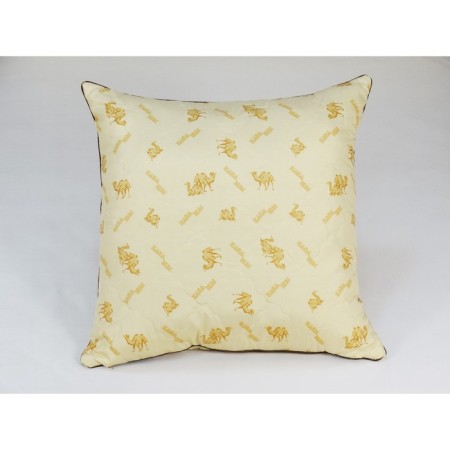 Pillow, size 70 × 70 cm, camel wool-1