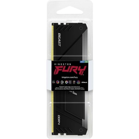 Memory DDR4 8GB 3733MHz KINGSTON KF437C19BB2A/8 Fury Beast RGB RTL Gaming PC4-29900 CL19 Di 106501-2