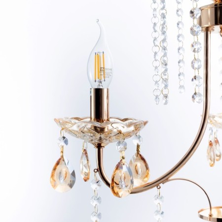 Causteen 06412/3 fgd gold/crystal 3x40W E14 48x48x96cm-6