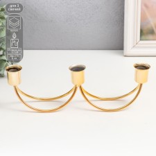 Summary Metal for 3 candles 