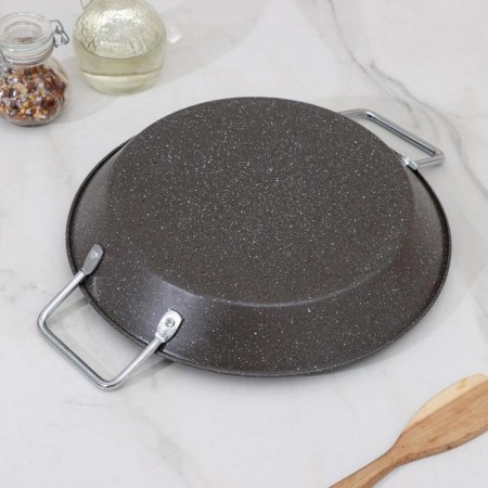 STON SIGN, D = 27 cm, 2 handles, anti-stick coating, dark gray color-2