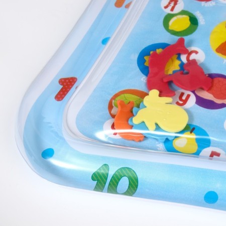 Aquacrice inflatable developing water rug "Water alphabet", 80x50 cm.-2