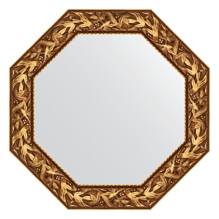 Mirror in the baguette frame, Byzantium gold 99 mm, 78.8x78.8 cm