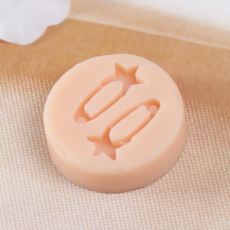 Mold Silicon "Star Pins" 2.4x1x0.4 cm-2