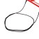 Sled "Timka 3k" with mittens, red color