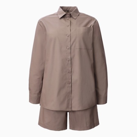 Women's costume (shirt and shorts) Mist Summer Time, size 42, coffee-7
