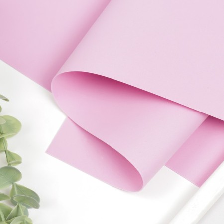 Foamiran "lavender-pink" 1 mm set 10 sheets 50x50 cm