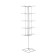 Turntable, 5 tiers of 8 hooks, 20 × 20 × 61, white color