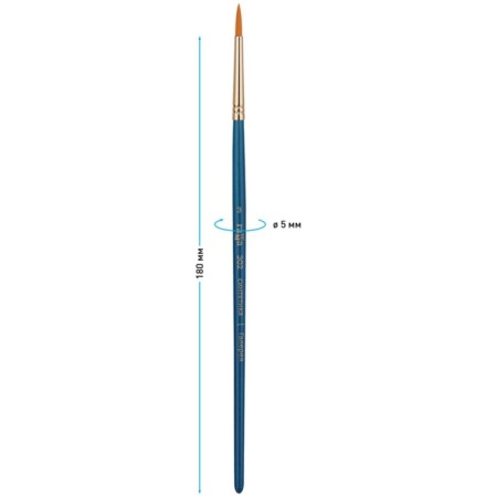 Brush Art Synthetics Gamma "Gallery", Round No. 3, Short handle 302003-2