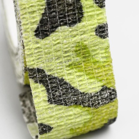 Self -fixing "camouflage", 2.5 cm, max. Extensibility 4.5 m, green mix-1