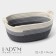 Basket for storage ladled handmade LadOOM "Vega", cotton, 32 × 21 × 12 cm, color gray color