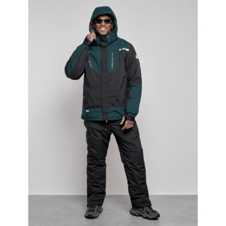 Male ski suit, size 50, black color-4