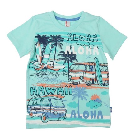 T -shirt for a boy, height 104 cm, green color CSK 61574 (147)