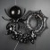 Foil ball 34 "Web", the color is black