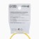 A container for storing and sterilizing children's nipples and dummy, yellow color
