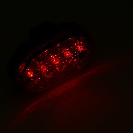 Rear bicycle, waterproof bicycle, 5 diodes, 7 modes, 2AAA-3