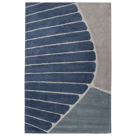 Cotton carpet with Tea Plantation Terra, size 200x300 cm
