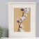 Photo frame MDF 30x40 cm, No. 4, Wenge Veralinga, 16 mm, with a paspartm