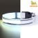Collar with backlighting double strip size l, Osh 45-52 x 2.5 cm, 3 glow modes white