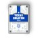 Plastic Plastic Cards "Texas Hold`em", 30 μm, 8.8 x 6.3 cm, blue shirt