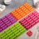 Baking uniform “Batonchik”, silicone, 30 × 17.5 cm, 20 cells (6.5 × 2.5 × 2 cm), Mix color