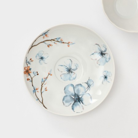 Porcelain Tea Service "Moments of Spring", 13 items-3
