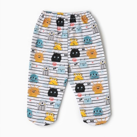 Sliders for a boy, white color, height 74 cm-2