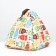 House "Vigva" for rodents, 17*17*17 cm, calico, fleece, owl