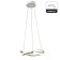 Suspended chandelier Mantra Infinity, LED, 2500LM, 2800K, 300 mm, white color
