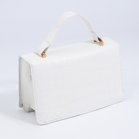 Bag Messenger with lightning, white color-1