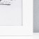 Frame for photo MDF 30x40cm "Trend", white (plastic screen)