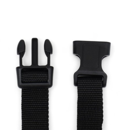 Leash with a universal penalment, width 2.5 cm, black-5
