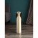 Ceramic vase "Sakura", floor, white, flowers mix, 53 cm