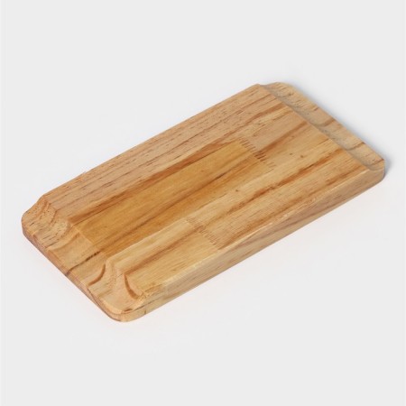 Cast iron pan “rectangle”, 25 × 12 cm, with handles, on a wooden stand-6