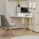 Written corner table, 800 × 800 × 760 mm, white color