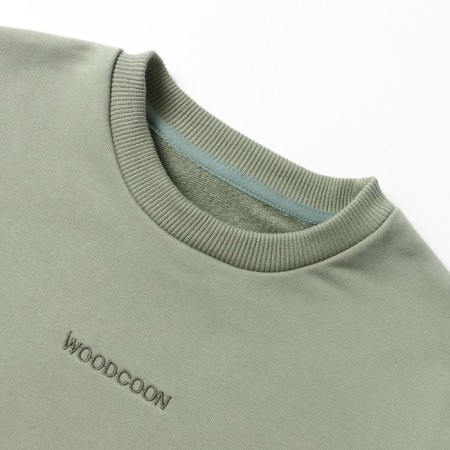 Sweatshirt for a boy, khaki color, height 128 cm-1