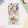 Envenue for money "Gift" embossing, multi -colored balls, 8.5 x 16.5 cm