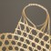 Wicker basket, 25x12x12/24 cm, bamboo