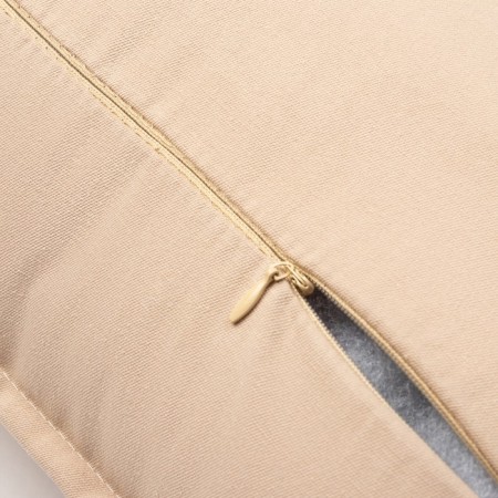 Ethel pillow, 45x45+1 cm, beige, 100% cotton-3