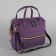 Bag-rug 2 in 1 on wheels 18 ", lightning department, external pocket, purple color