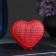 Figure soap "Knitted heart" red 70g