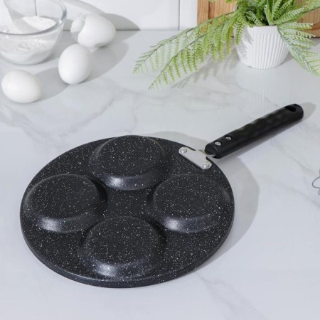 Sleep pan for Oladiy "Quartet", 41 × 24 × 2.5 cm, plastic handle, black color-2