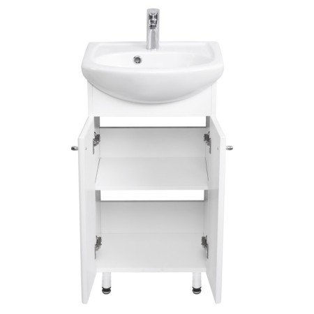 Tumbling under the Aquaton sink Mira N 45 white 1a104401MR010-1