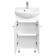 Tumbling under the Aquaton sink Mira N 45 white 1a104401MR010