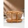 A table - a tray for wine with a removable menage of 4 ADELICA, 35 × 19 × 1.8 cm, height 21 cm, birch