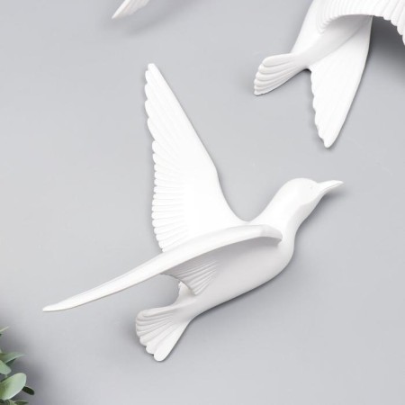Souvenir Polystone Wall Decor "Seagull" Mix White-2