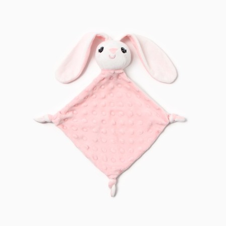 A blanket with a toy Kroshka I "Bunny" 75*90cm, col. pink-7