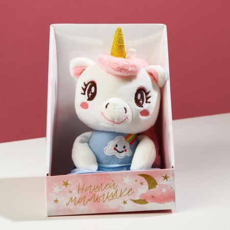Soft toy "Our baby", Unicorn Mix, 28 cm-5