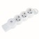 Rosetic block, Quick Fix, 3 nests of s/s curtains with a stop 3680W 16a ip20 white 32018 2, Duw